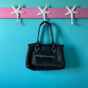 Like New Black Leather Coach Purse